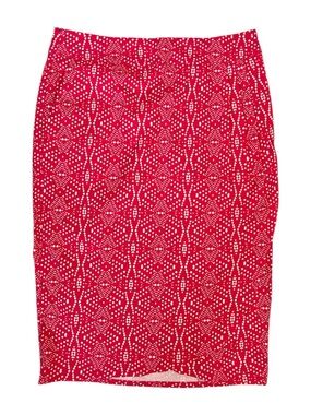 RipSkirt Hawaii Length 3 Wrap Skirt size Small in Pink White Geometric Dot
